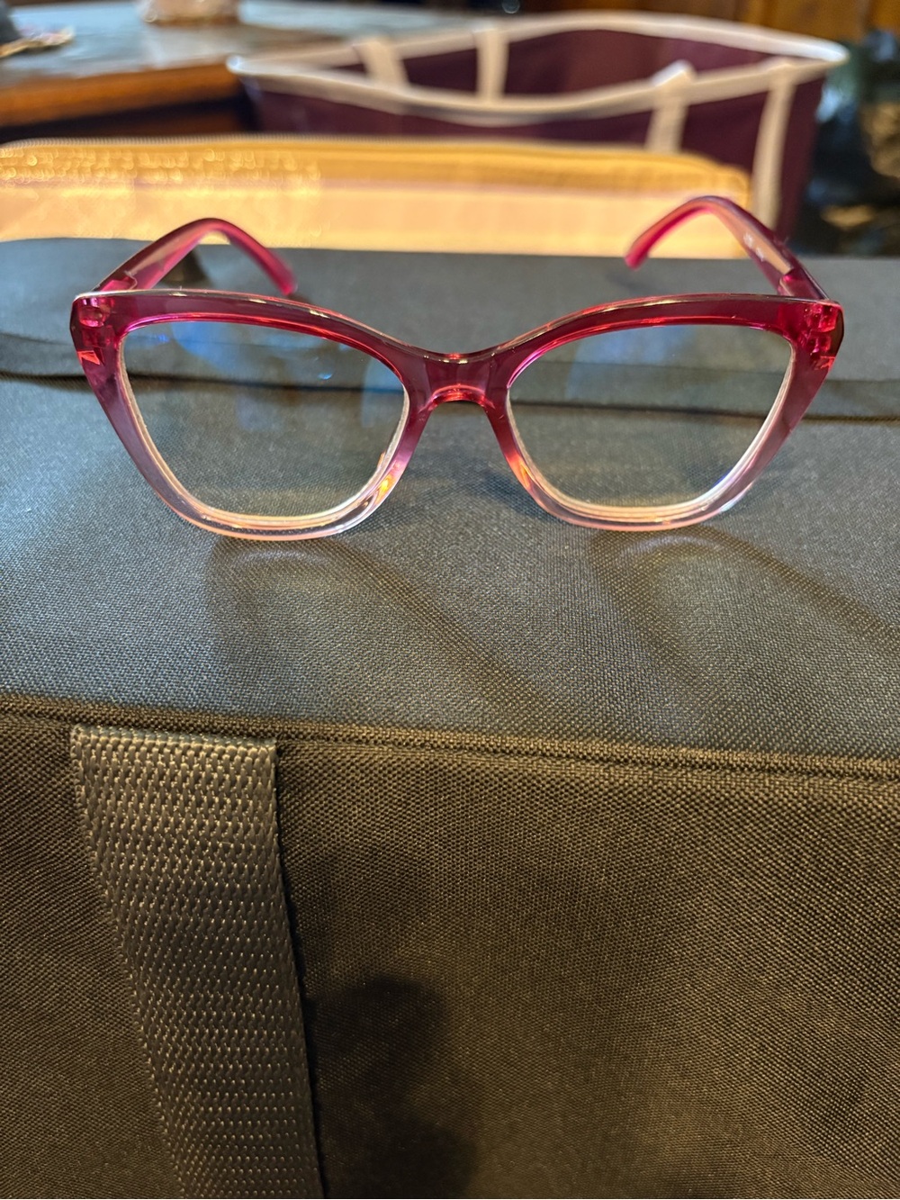 Joy Mangano Pink Ombre Cat-Eye Reading Glasses - 2.0
